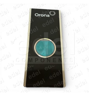 BOTONERA PISO 1P CLOGO+PULS.ORONA ARCA3 NEGR+EXT1