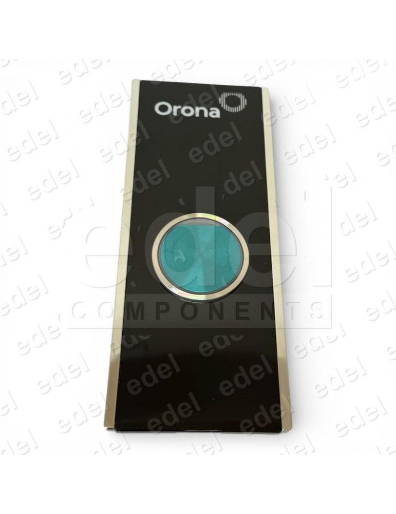 BOTONERA PISO 1P CLOGO+PULS.ORONA ARCA3 NEGR+EXT1