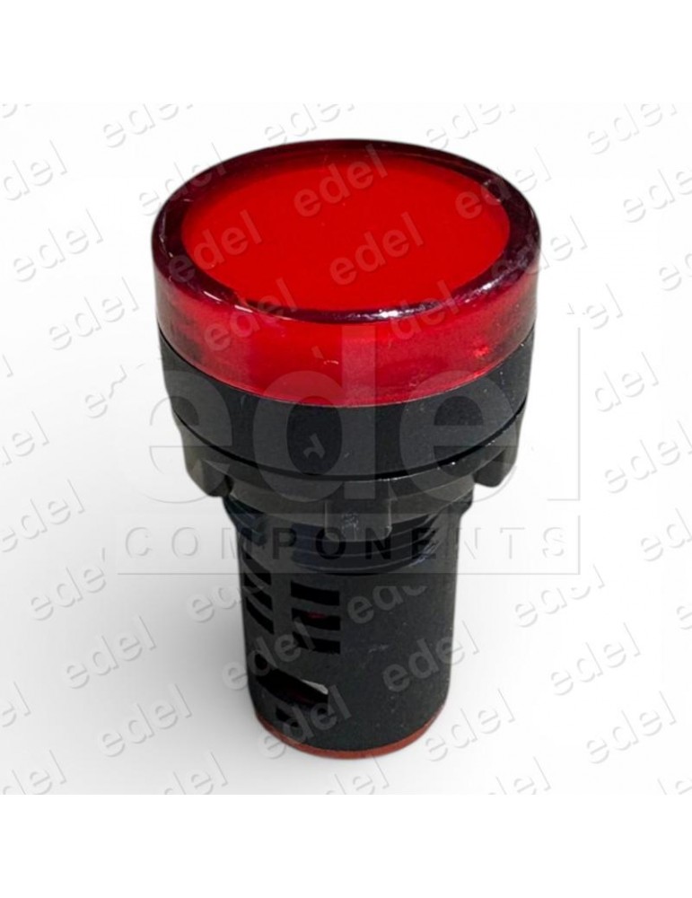 PILOTO LUMINOSO 24V ROJO 22MMØ