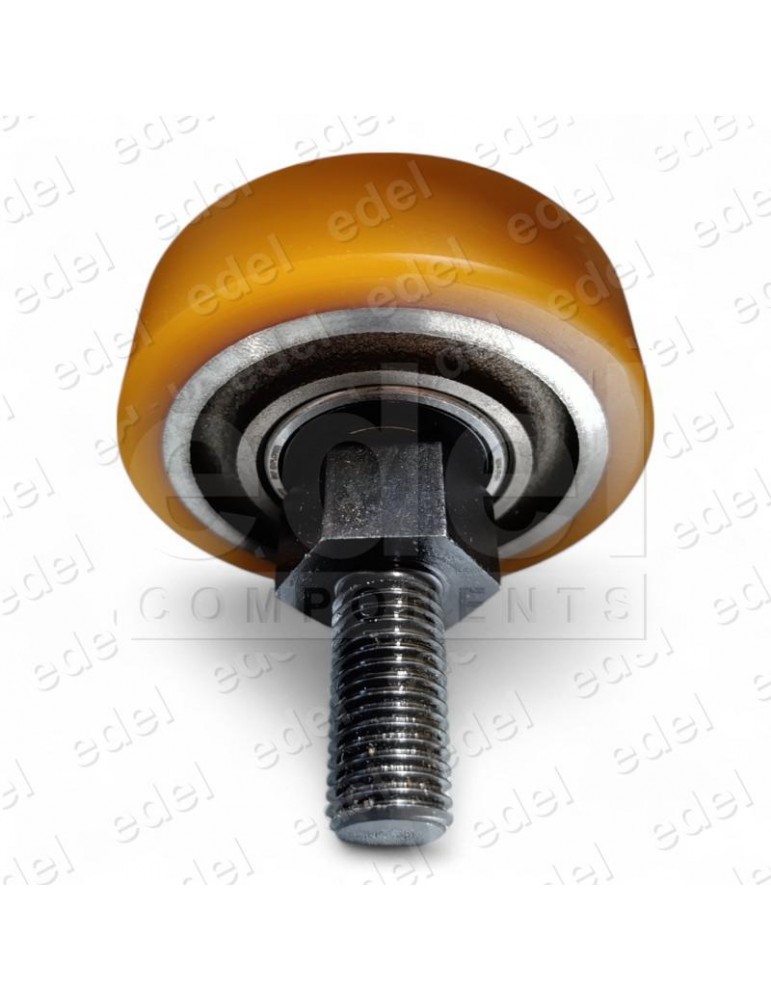 RODADERA MACLA 100X30 MM EJE MACHO