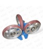 CONJUNTO 3 RUEDAS OTIS 2000 160MM T127-12