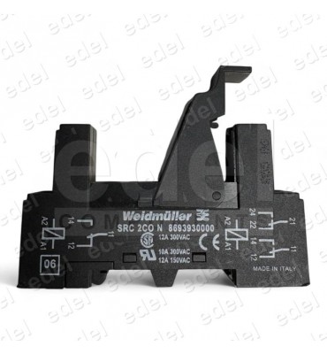 ZOCALO BASE RELE WEIDMULLER SRC 2CO 8693930000