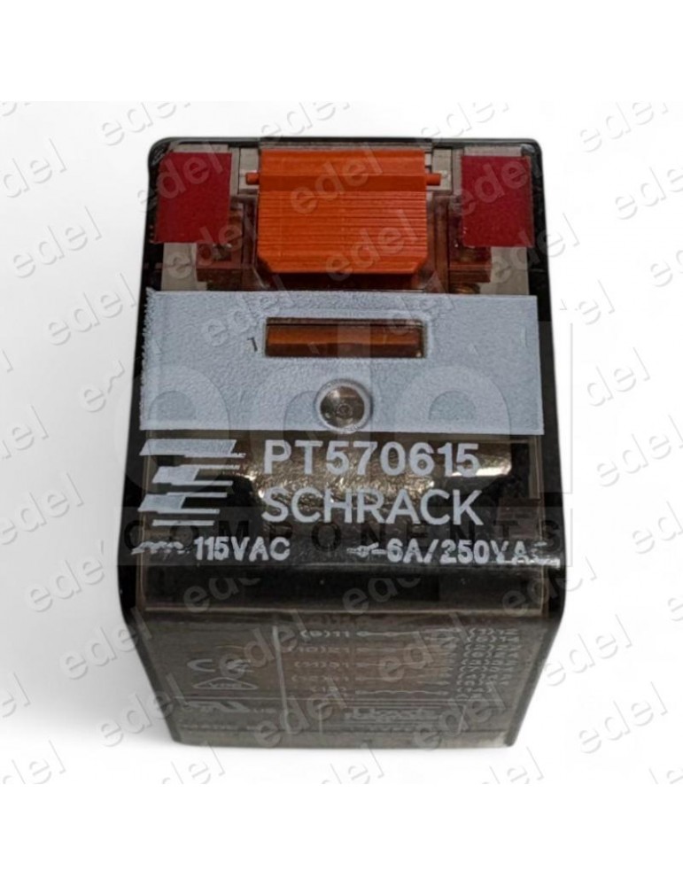 RELÉ POTENCIA SCHRACK 4P 115VAC 6A PT570615