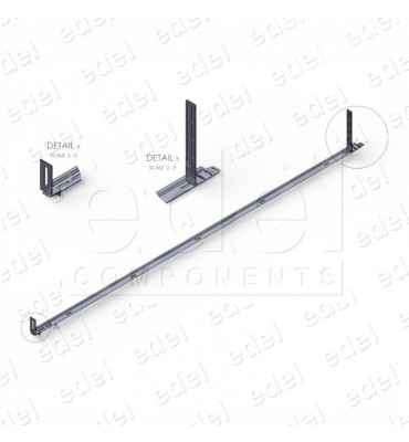 KIT DE SOPORTE BARRERA LENDHER LWAS36 ESTÁTICA ( UNIVERSAL )