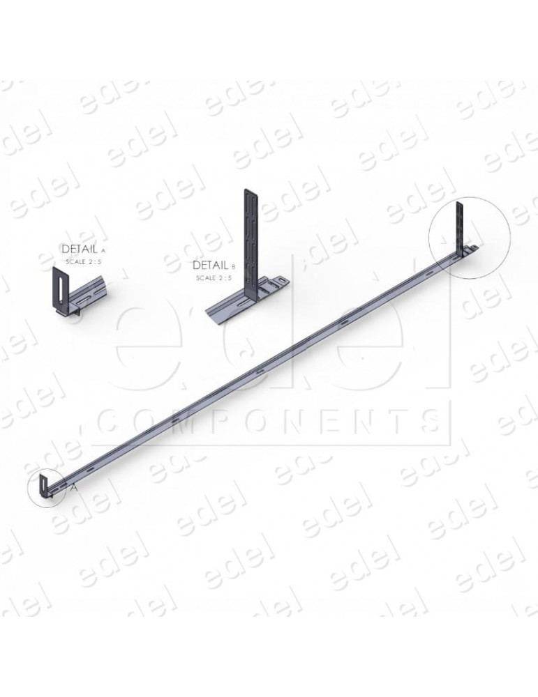 KIT DE SOPORTE BARRERA LENDHER LWAS36 ESTÁTICA