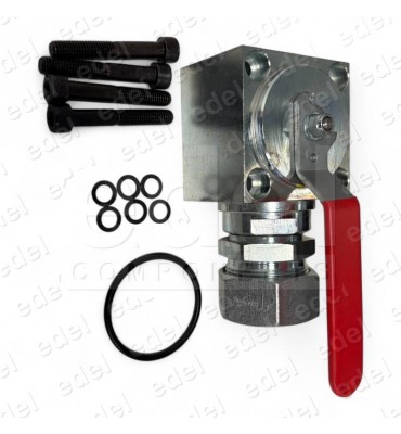 LLAVE PASO GMV 1- 90º INSTALACION CENTRAL ARMARIO
