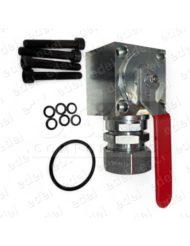 LLAVE PASO GMV 1- 90º INSTALACION CENTRAL ARMARIO