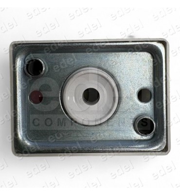 CUERPO PULSADOR SQ 1 LUM. LATERAL ROJO 24V 1C