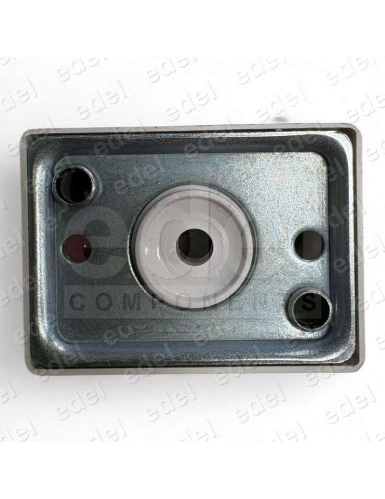 CUERPO PULSADOR SQ 1 LUM. LATERAL ROJO 24V 1C