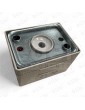 CUERPO PULSADOR SQ 1 LUM. LATERAL ROJO 24V 1C