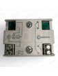 CUERPO PULSADOR SQ 1 LUM. LATERAL ROJO 24V 1C