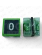 2APENRM1SA20 BOUTON MP IMPULSE ATORN. MB/VS S/BR. EN8170 BLEU AVEC ÉTAGE PRINCIPALE VERT 0