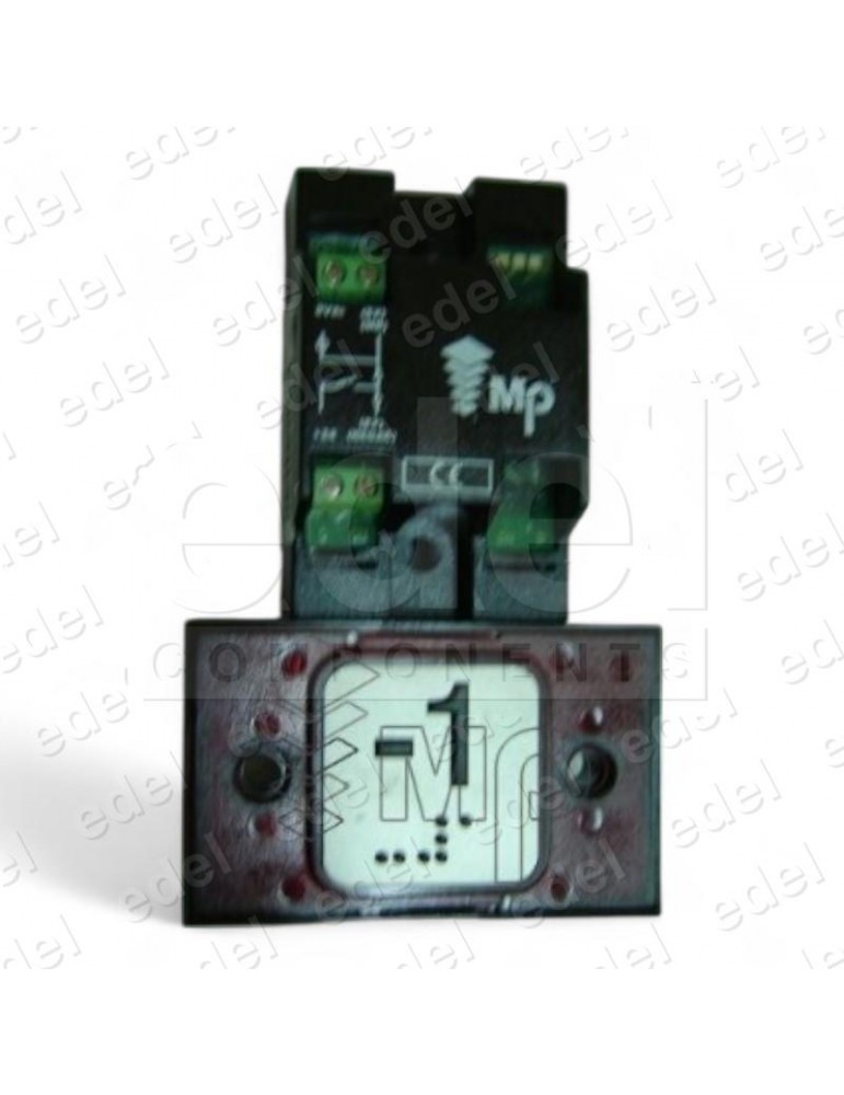 PULS. MP COMPAC BRA COR 1C 24V INYECTADO ROJO -1