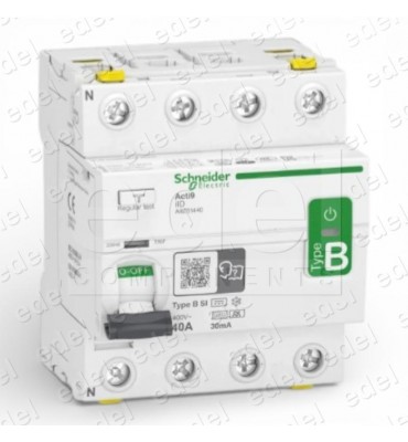 INT. DIFERENCIAL 4P 40A 30MA TIPO B SI ACTI9 IID