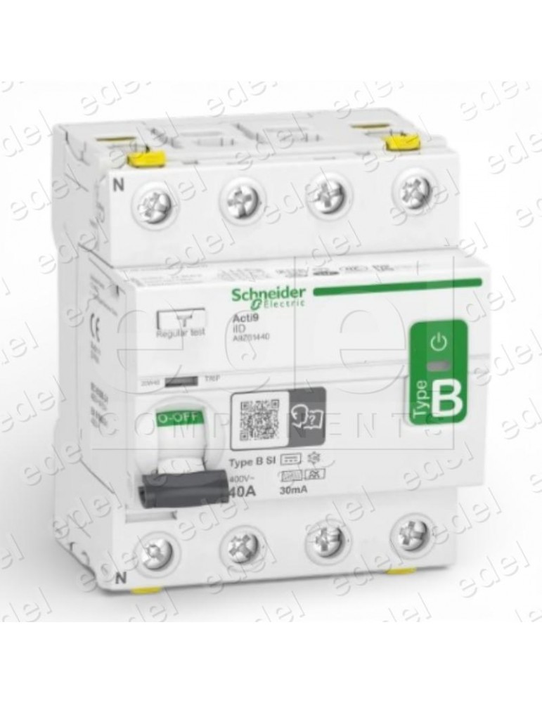 INT. DIFERENCIAL 4P 40A 30MA TIPO B SI ACTI9 IID