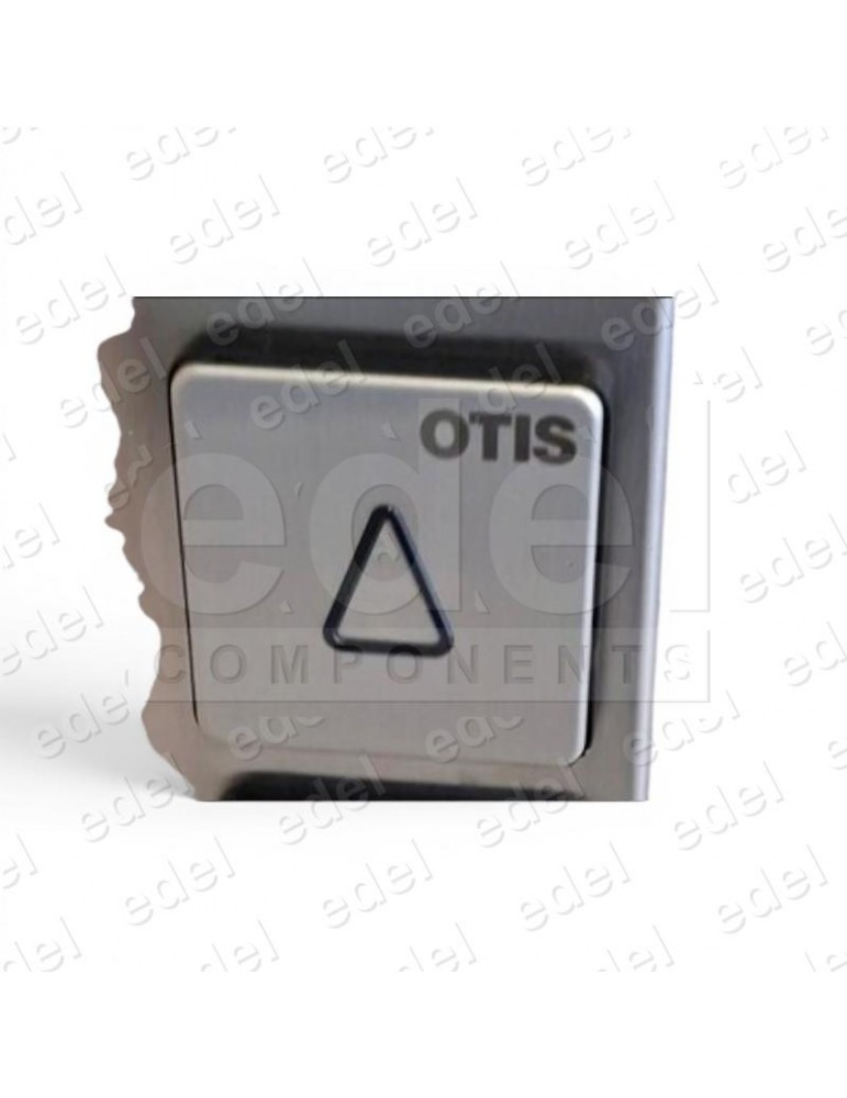 PULSADOR PISO OTIS FLECHA SUBIDA AZUL C LOGO OTIS