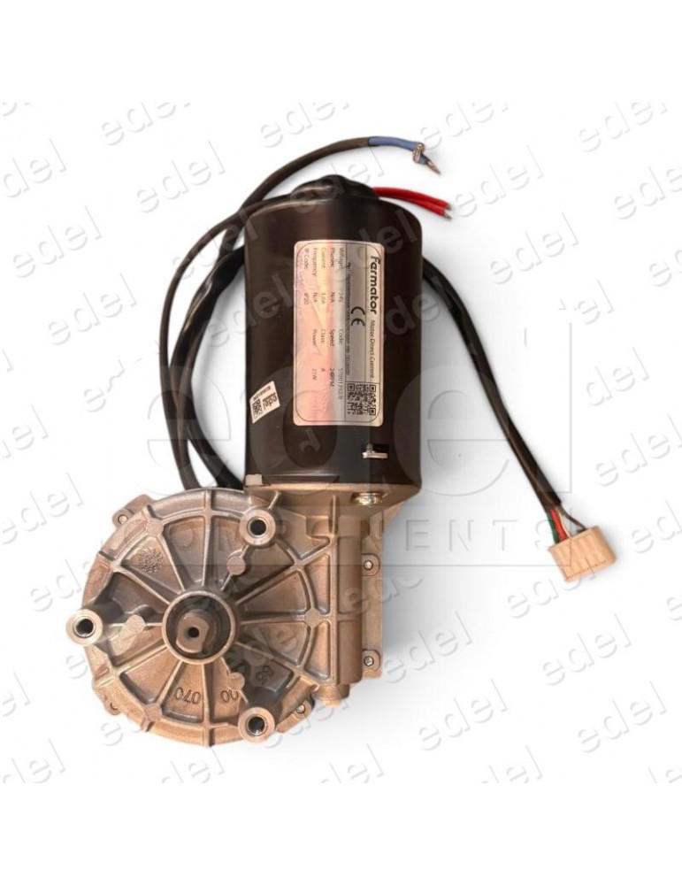 CMT-DC0099 MOTOR FERMATOR DC CON ENCODER ASÍNCRONO 24VDC 24 RPM 10Nm CABLE 300MM ( ECC+ )