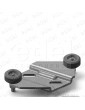 PLETINA PORTA RUEDAS CERRADURA SELCOM T11L-01 DCH.
