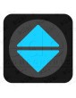 BWQGF84MB.MQ DPF VOYANT DMG BW - BLX  LUM. BLEU  FLÊCHE DOUBLE