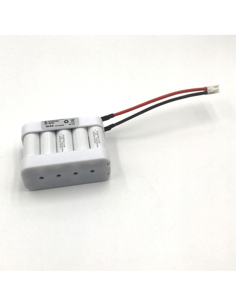 M2322-1+CONECTOR PACK BATTERY 12V NiCd 1000 MAh. BB + CAP AND CONNECTORS