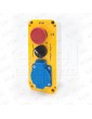 LAY5-JBES325 STOP PANEL + SELECTOR + PLUG SCHUKO