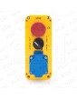LAY5-JBES325 BOITE A BOUTONS STOP + SELECTEUR + PRISE SCHUKO