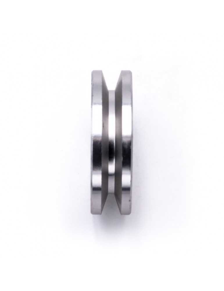 PPM-0043.P00AL POULIE MOTEUR PORTE BUS FERMATOR 43MM RETOUR CABINE 550-750 ALUMINIUM