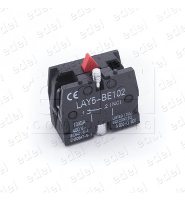 LAY5-BE102 CHAMBRE CONTACT NC STOP/SELECTEUR