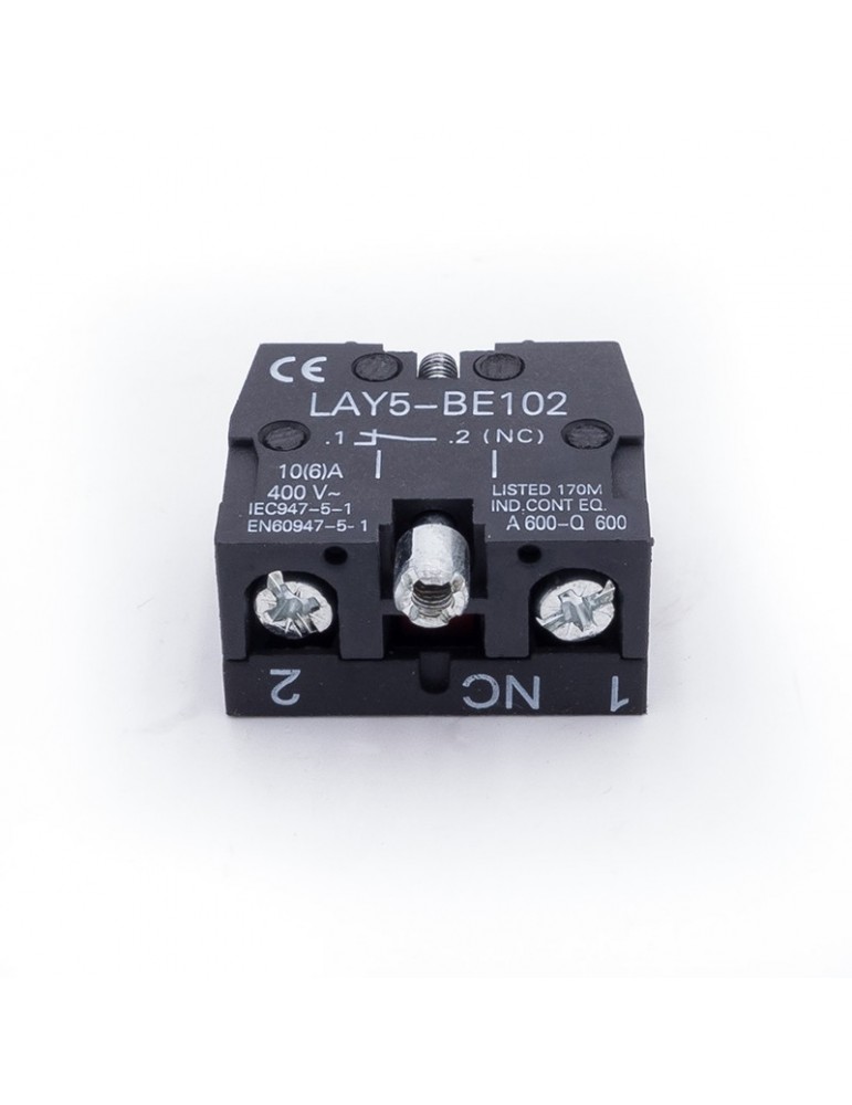 LAY5-BE102 CONTACT CHAMBER NC STOP/SELECTOR