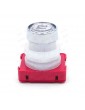 111T2 000124 BOUTON JMT T2 1NO  LUM. 24V LED ROUGE  LL