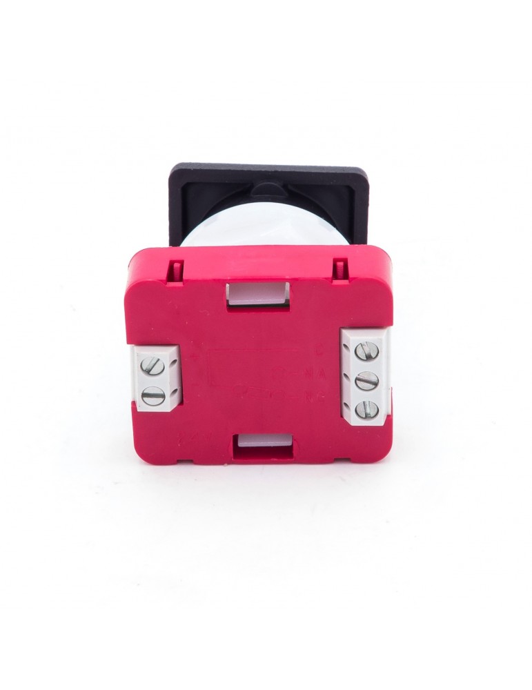 111T4 000112 BOUTON JMT T4 1NO  LUM. 24V LED ROUGE  LL