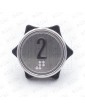 BOUTON HUNTER MD-7 1NO  LUM. 24V ROUGE "2"