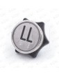 BOUTON HUNTER MD-7 1NO  LUM. 24V ROUGE "LL"
