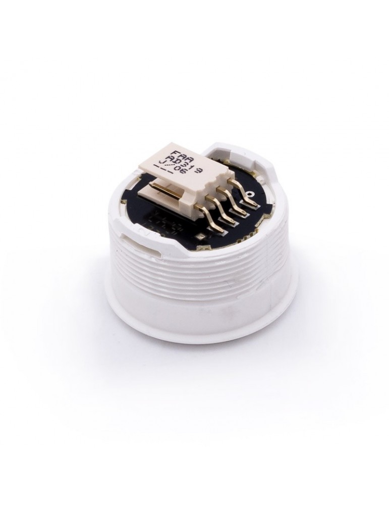 FAA25090AD119 BOUTON OTIS 2000 RED. ANNEAU  BLANC SATINADO SIN  LUM.