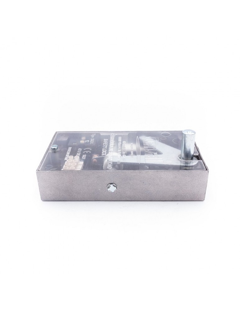 03.096.IZ.00 SAFETY LOCK GERVALL LATERAL ACT. CHAMFERED LOCKING PIN  WITH AUXILIARY CONTACT  HAND LEFT