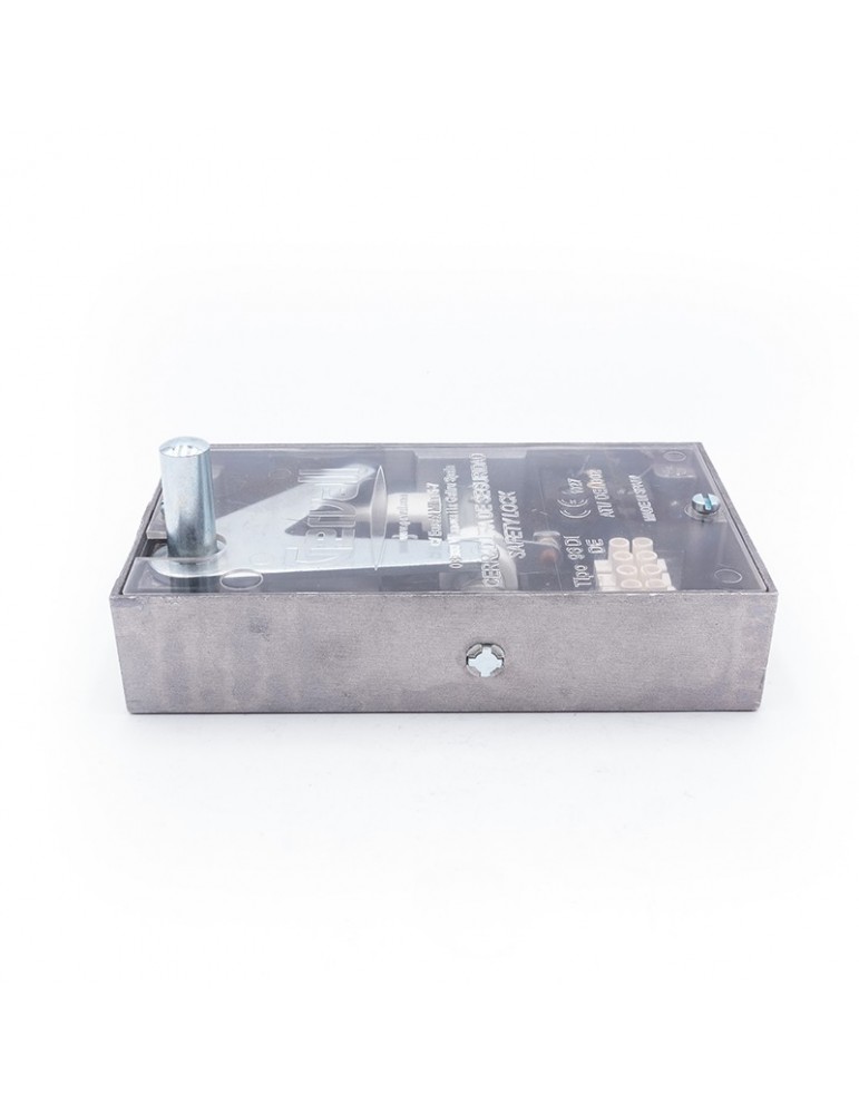 03.096.DE.00 SAFETY LOCK GERVALL LATERAL ACT. CHAMFERED LOCKING PIN  WITH AUXILIARY CONTACT  HAND RIGHT