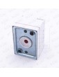 CUERPO PULSADOR SQ 1 LUM. CENTRAL ROJO 24V 1C