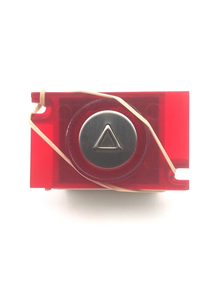 PULSADOR JMT CA 1NO LUMINOSO 24V LED ROJO FB
