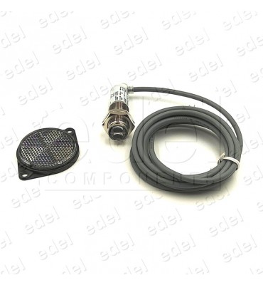 LKW-RNMW2 PHOTOCELLULE M18 REFLEX (MIROIR) NPN METALLIQUE 90º