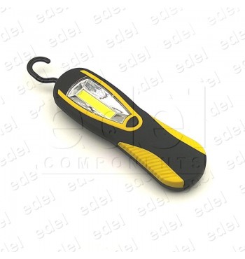 ELONGATED LED FLASHLIGHT WITH HOOK AND MAGNET