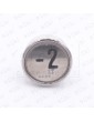 PULSADOR HUNTER MD-7 1NO LUMINOSO 24V ROJO "-2"