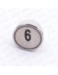 BOUTON HUNTER MD-7 1NO  LUM. 24V ROUGE "6"