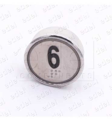 PUSH BUTTON HUNTER MD-7 1NO LIGHT 24V RED "6"