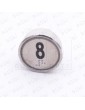 PULSADOR HUNTER MD-7 1NO LUMINOSO 24V ROJO "8"