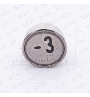 PUSH BUTTON HUNTER MD-7 1NO LIGHT 24V BLUE "-3"