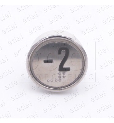 PUSH BUTTON HUNTER MD-7 1NO LIGHT 24V BLUE "-2"
