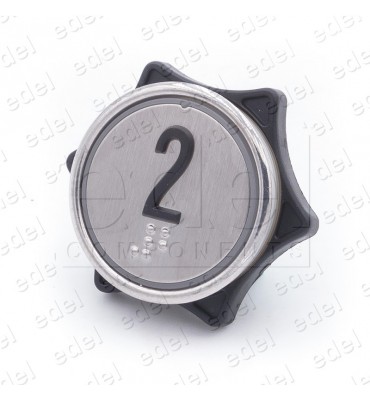 PUSH BUTTON HUNTER MD-7 1NO LIGHT 24V BLUE "2"