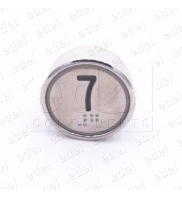 PUSH BUTTON HUNTER MD-7 1NO LIGHT 24V BLUE "7"