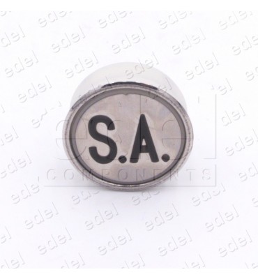 BOUTON HUNTER MD-7 1NO  LUM. 24V BLEU "SA"