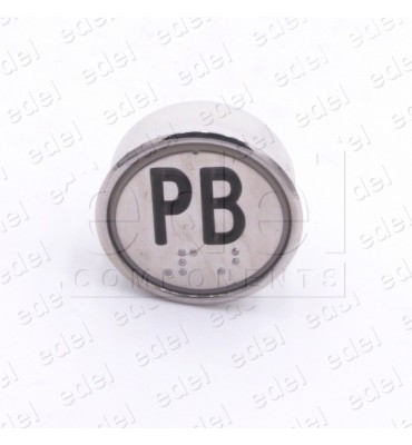 BOUTON HUNTER MD-7 1NO  LUM. 24V BLEU "PB"